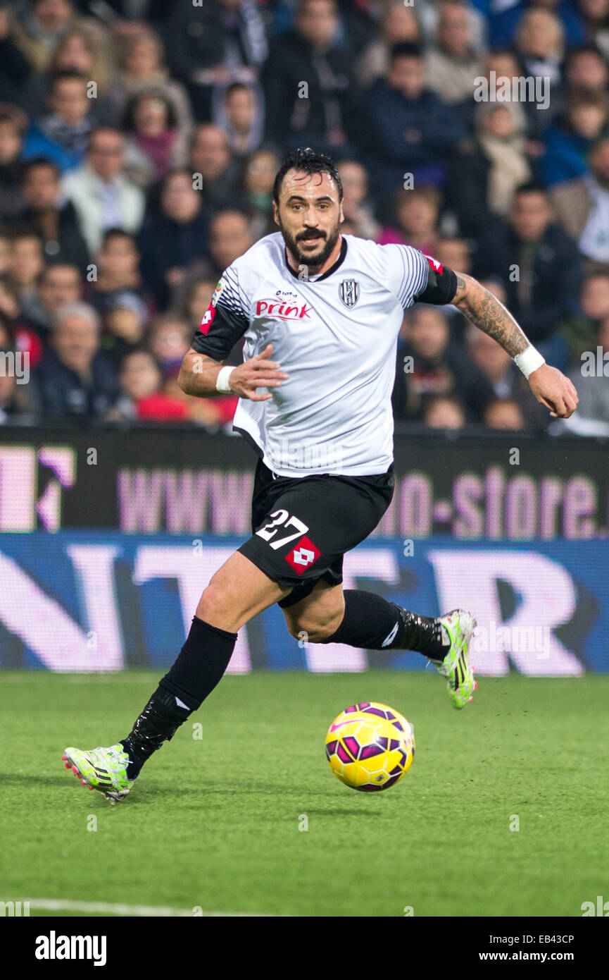 Hugo Almeida (Cesena), NOVEMBER 23, 2014 - Football / Soccer : Italian 'Serie A' match between Cesena 1-1 Sampdoria at Stadio Dino Manuzzi in Cesena, Italy. (Photo by Maurizio Borsari/AFLO) [0855] Stock Photo