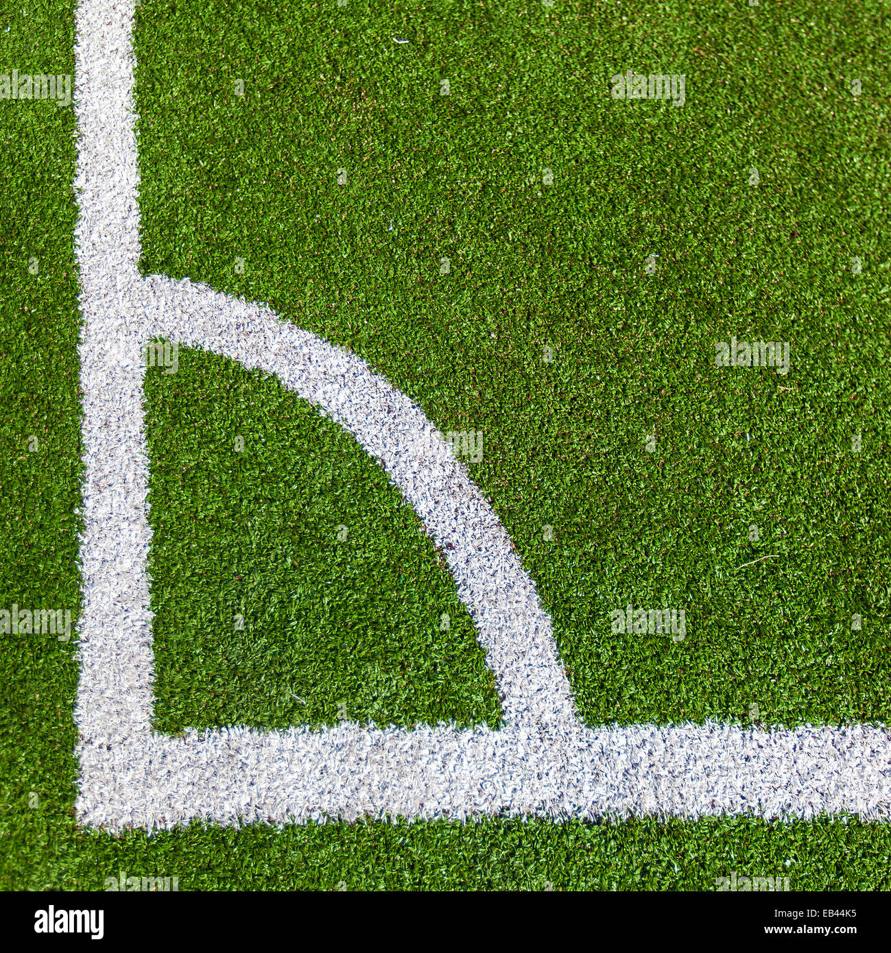 Corner on the soccer field Stock Photo Alamy