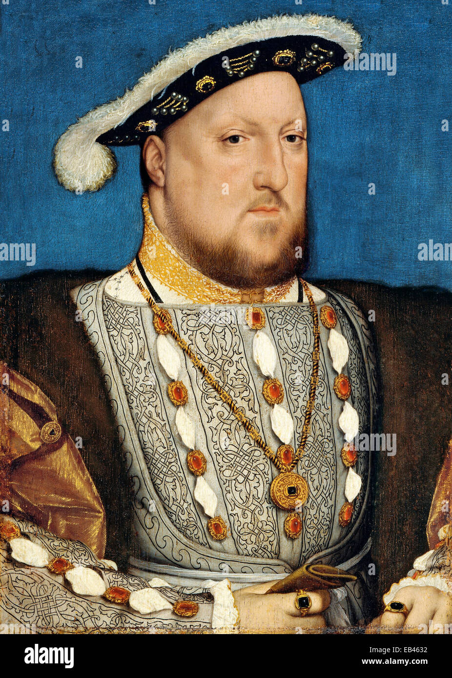 Henry VIII, 1537, Hans Holbein the Younger Henry Stock Photo