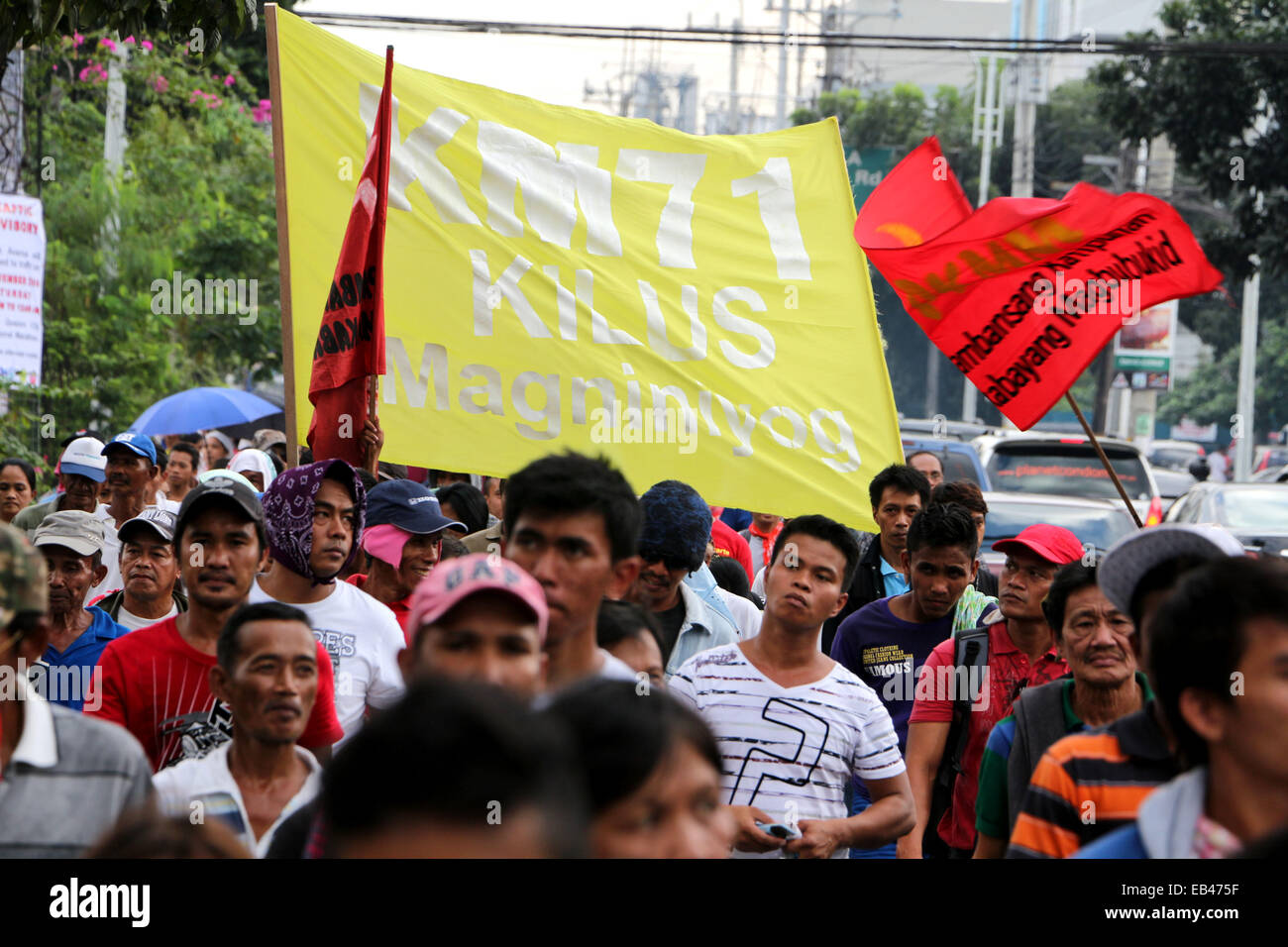 Manila, Philippines. 25th Nov, 2014. More than 300 Minadanaoans who are