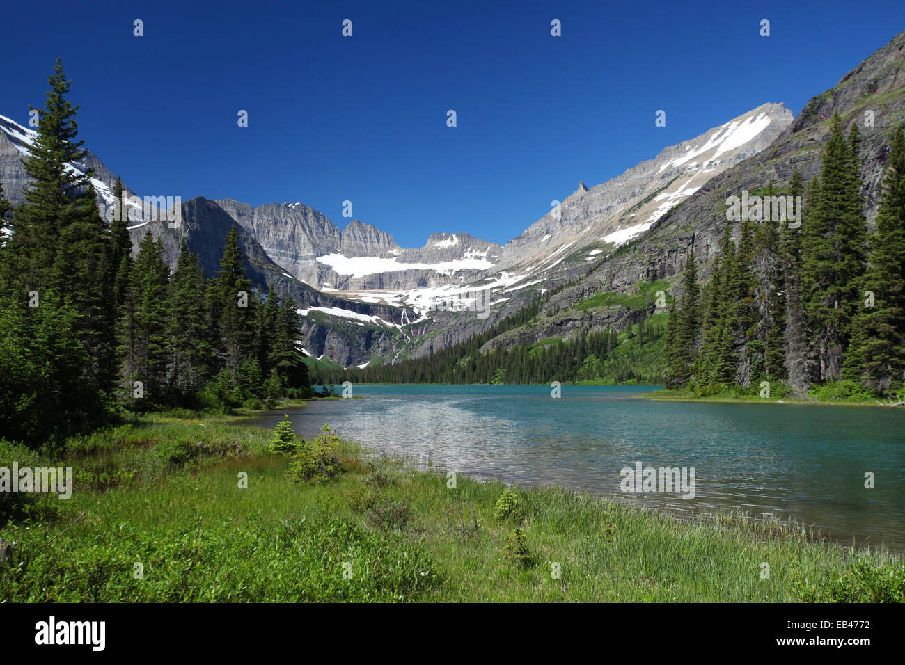 Glacier National Park in Montana Stock Photo