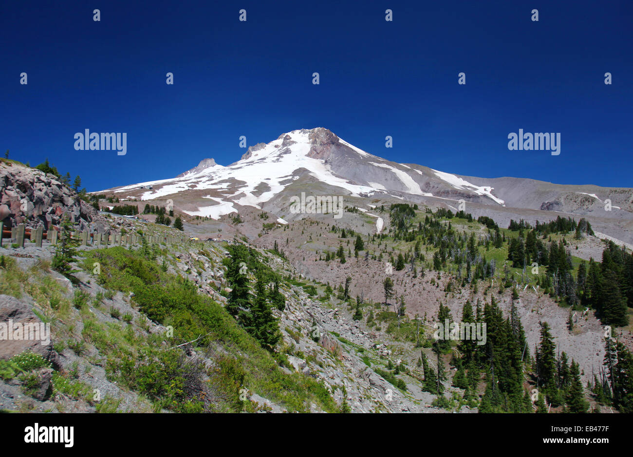 Mount Hood in Oregon Stock Photo