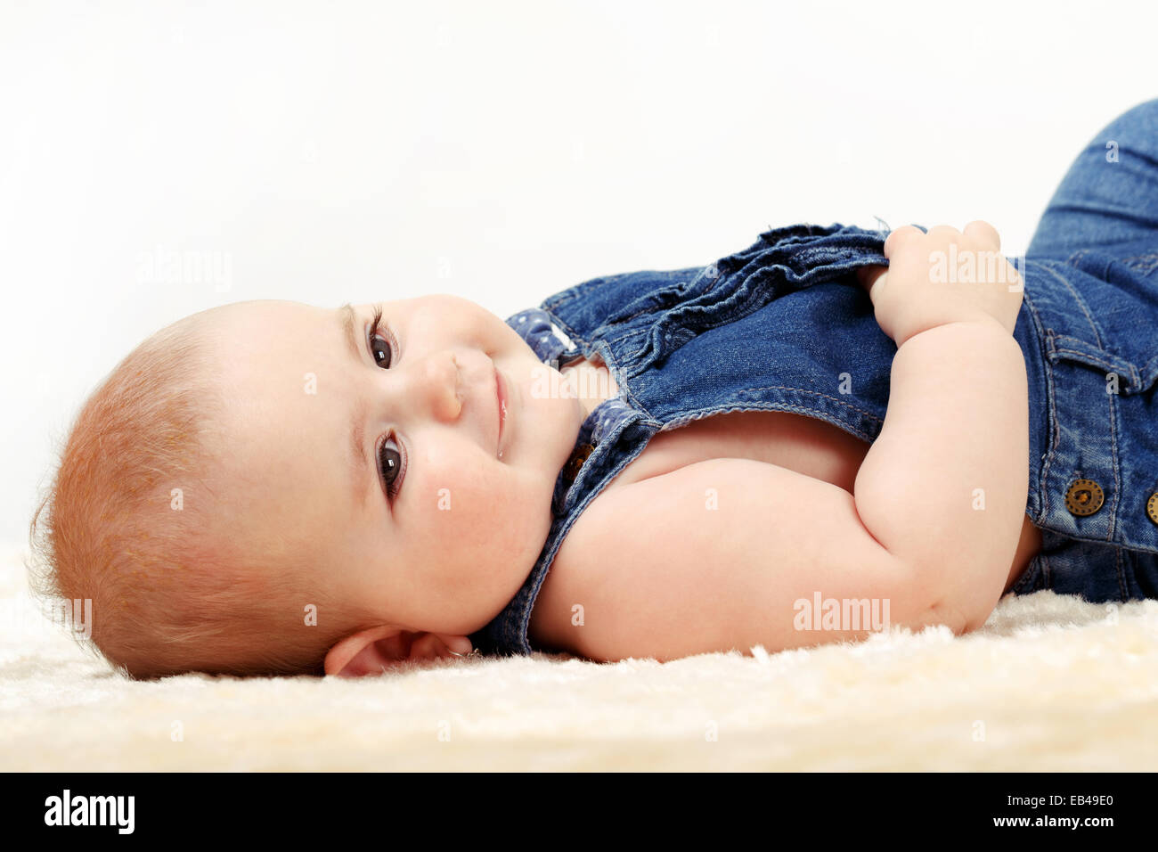 smiling infant baby the first year of the new life Stock Photo Alamy