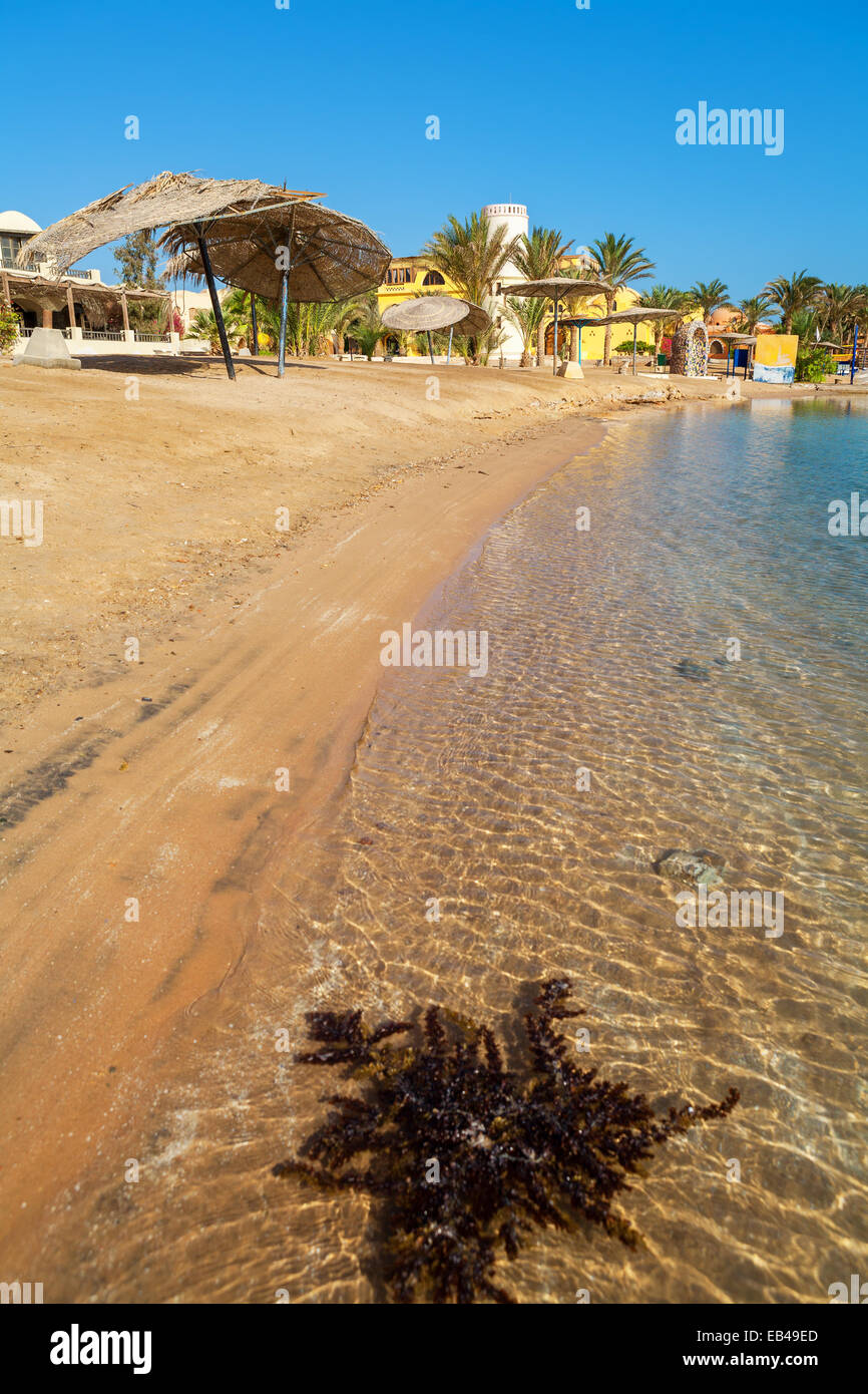 Beach at El Gouna. Egypt Stock Photo