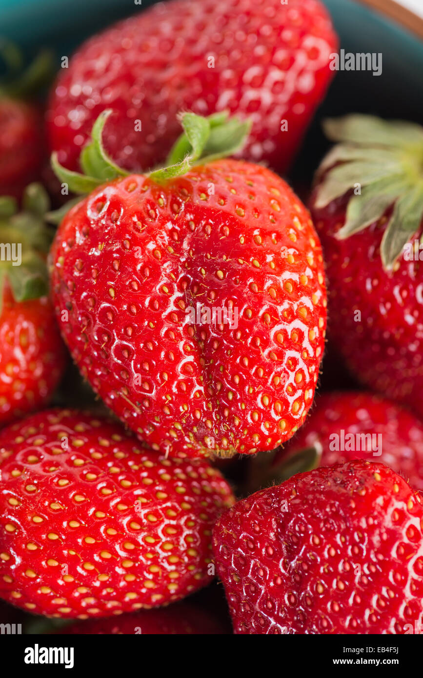 many red ripe strawberries. food background Stock Photo - Alamy