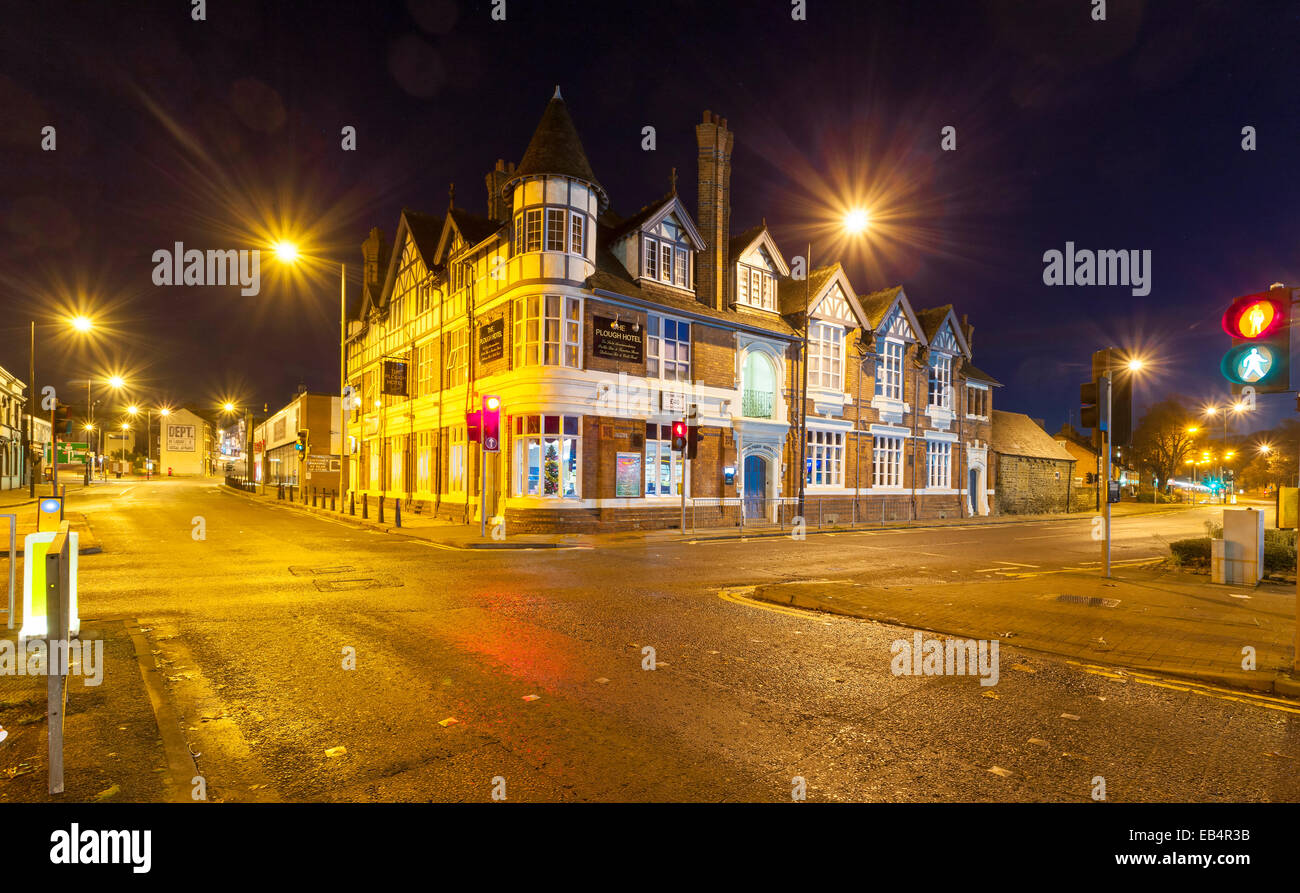 The Plough Hotel,  Bridge Street, Northampton. Stock Photo