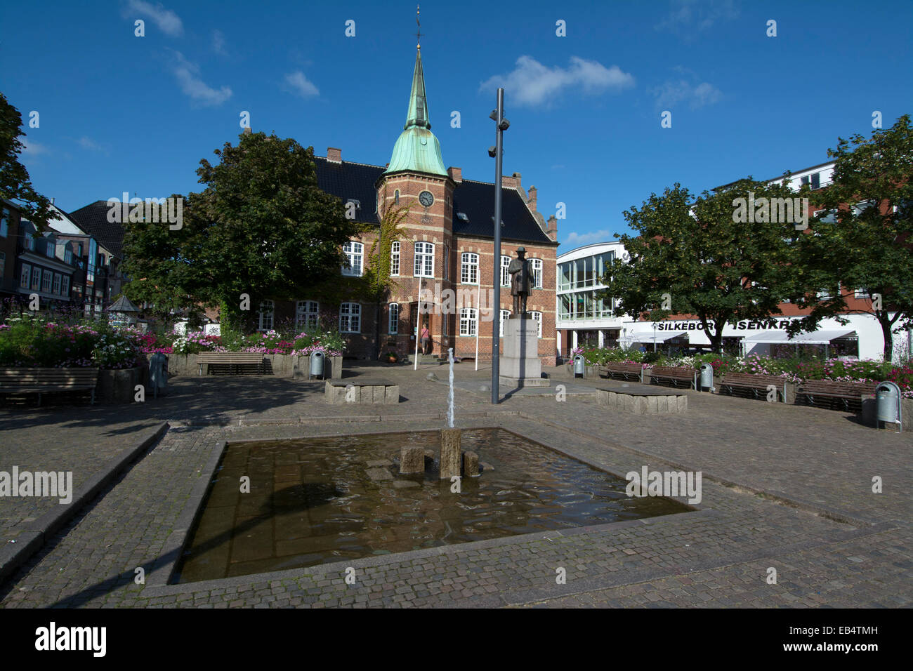 city hall in Torvet (Square) in East Jutland