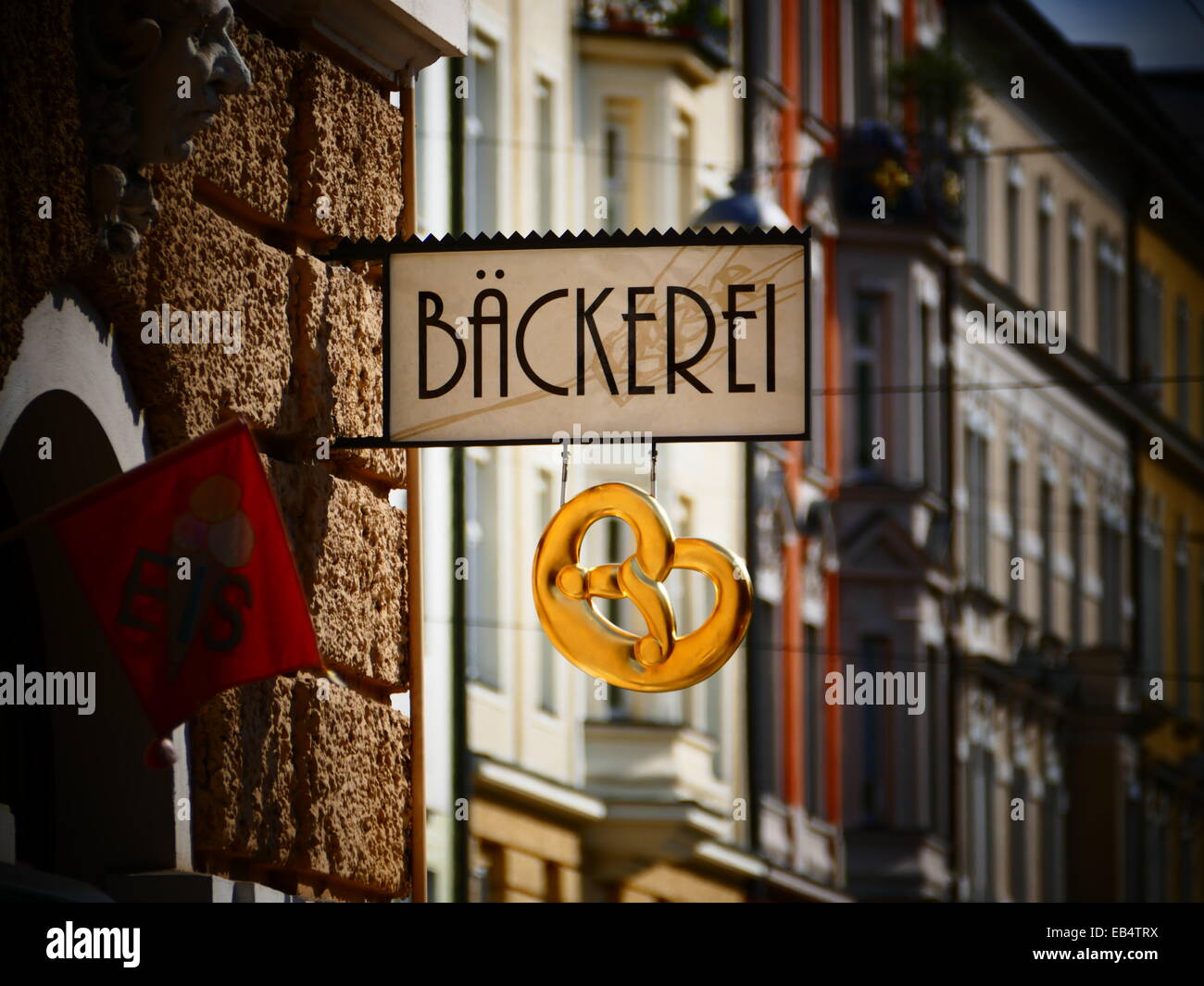 Germany Bakery shop sign Stock Photo Alamy