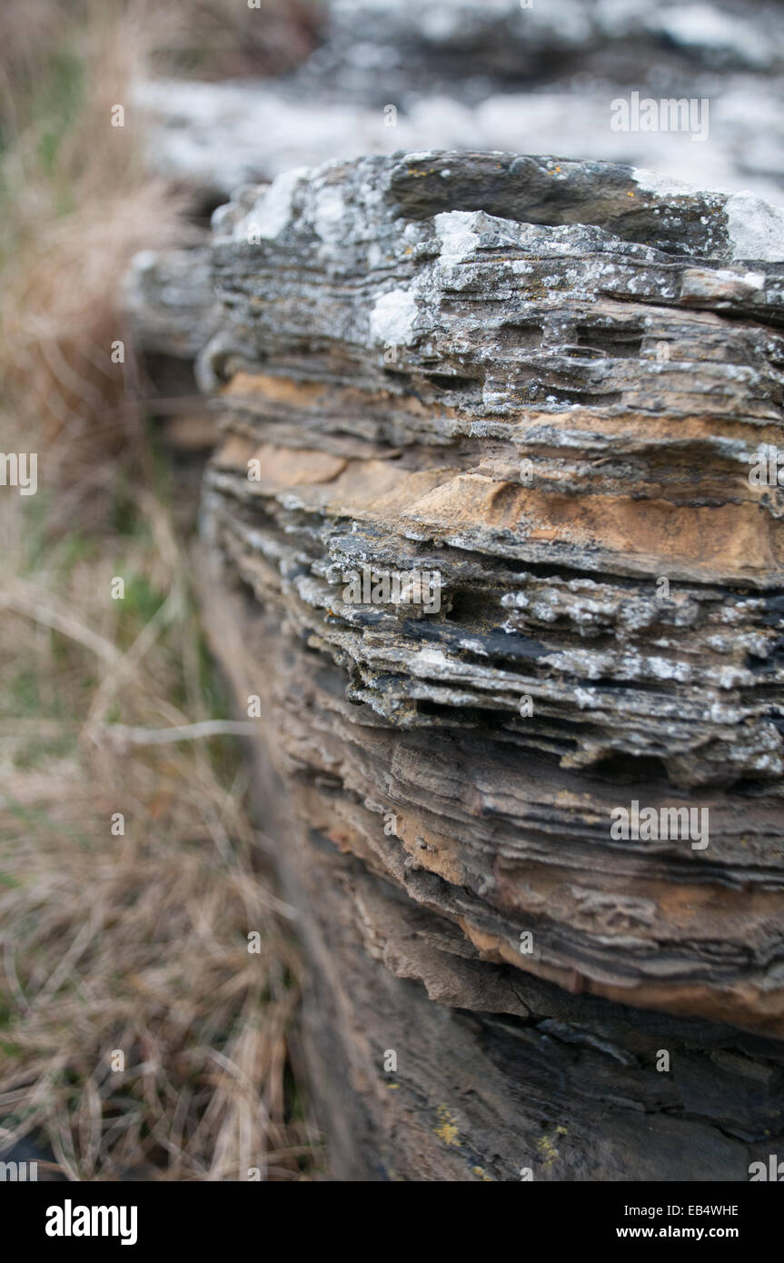 Highland Banded Rocks Highland rock hi-res stock photography and images - Alamy