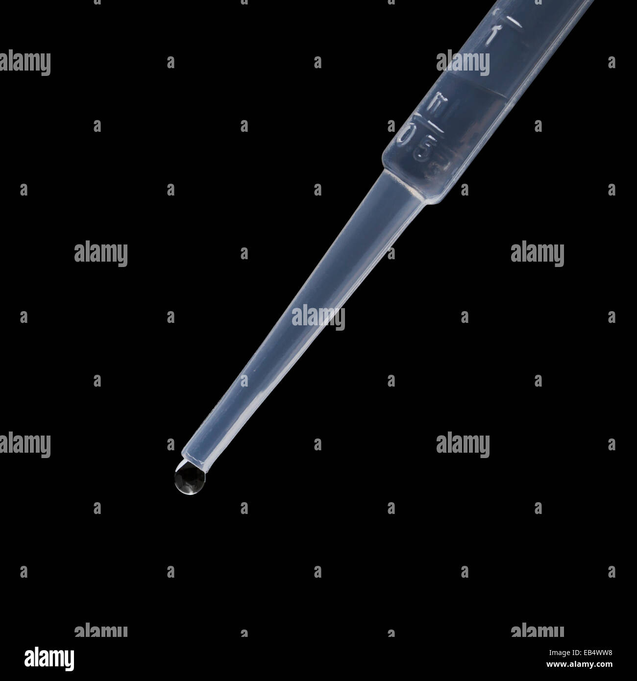 Drop of liquid from dropper Stock Photo Alamy