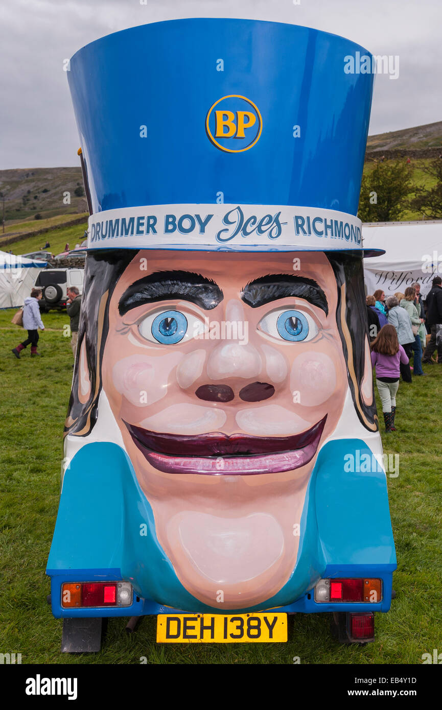 An unusual ice cream van at Reeth show , Swaledale in the Yorkshire