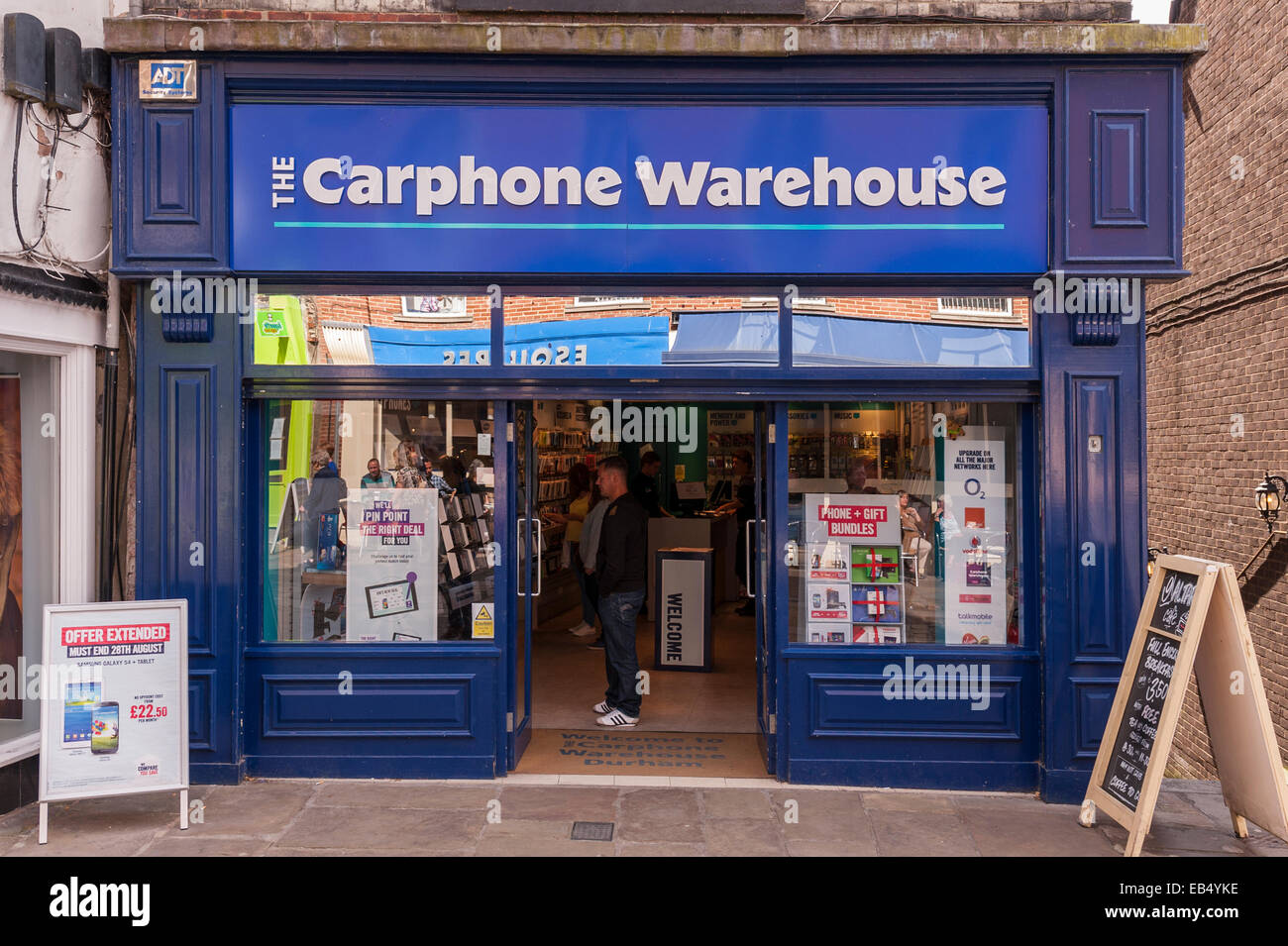 The Carphone Warehouse shop store in Durham , England , Britain , Uk Stock Photo
