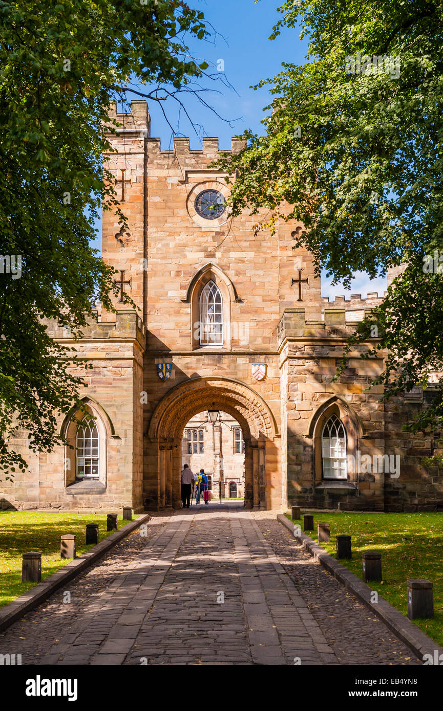Durham castle in Durham , England , Britain , Uk Stock Photo