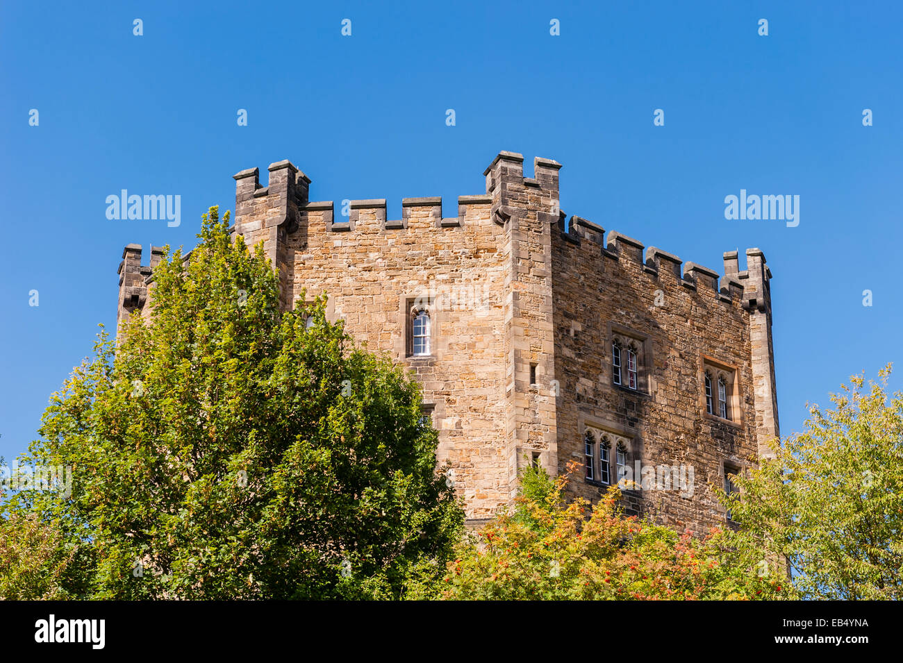 Durham castle in Durham , England , Britain , Uk Stock Photo