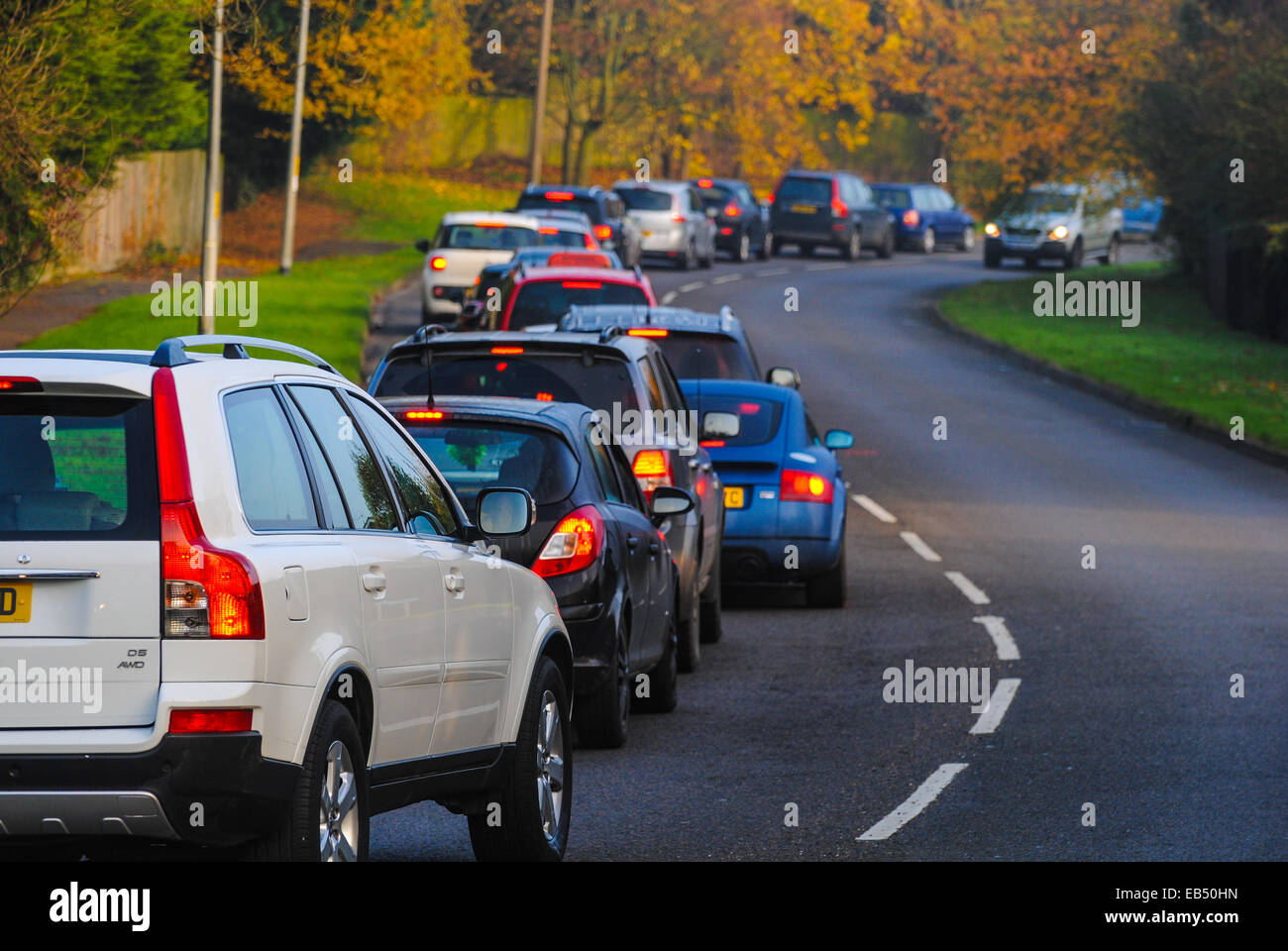 Traffic congestion Stock Photo