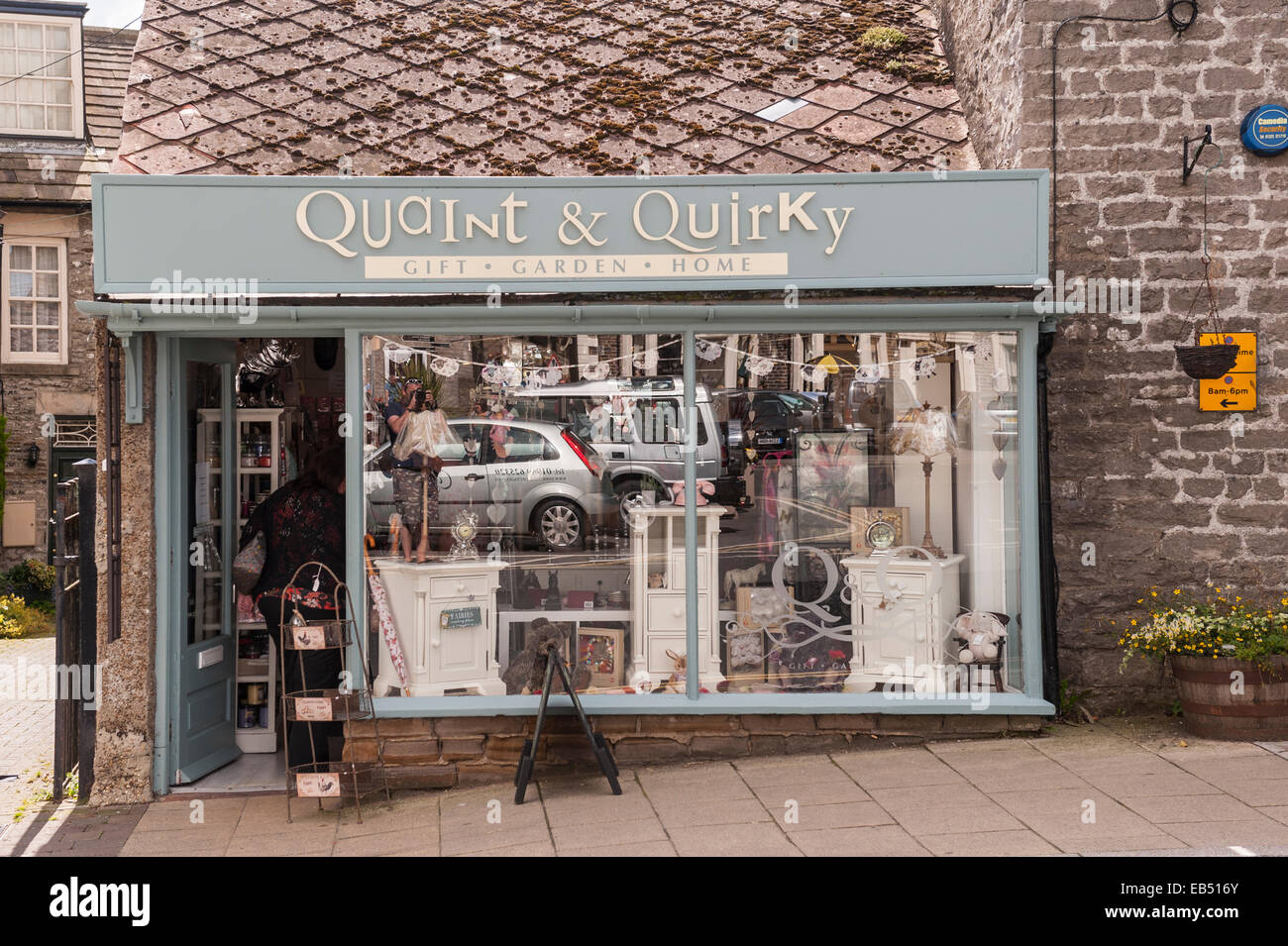 The Quaint & Quirky shop store at Leyburn in the Yorkshire Dales in