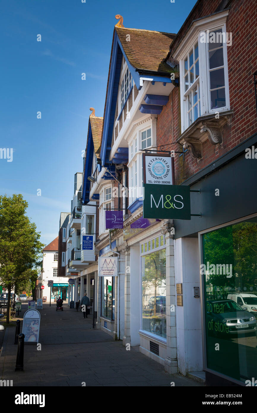 Marks & Spencers shop on Petersfield High Street Stock Photo