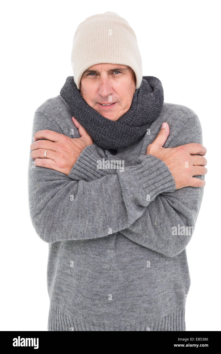 Man shivering hi-res stock photography and images - Alamy