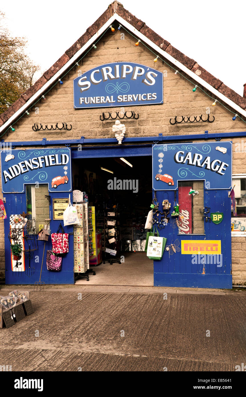 Scripps Garage and Funeral Services featured in the TV Programme Heartbeat ITV Stock Photo