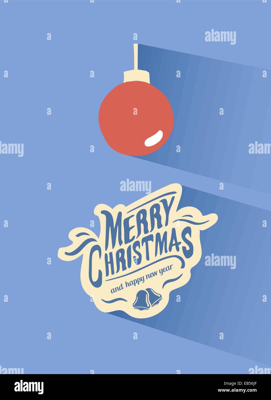 Merry christmas bauble Stock Vector Images - Alamy