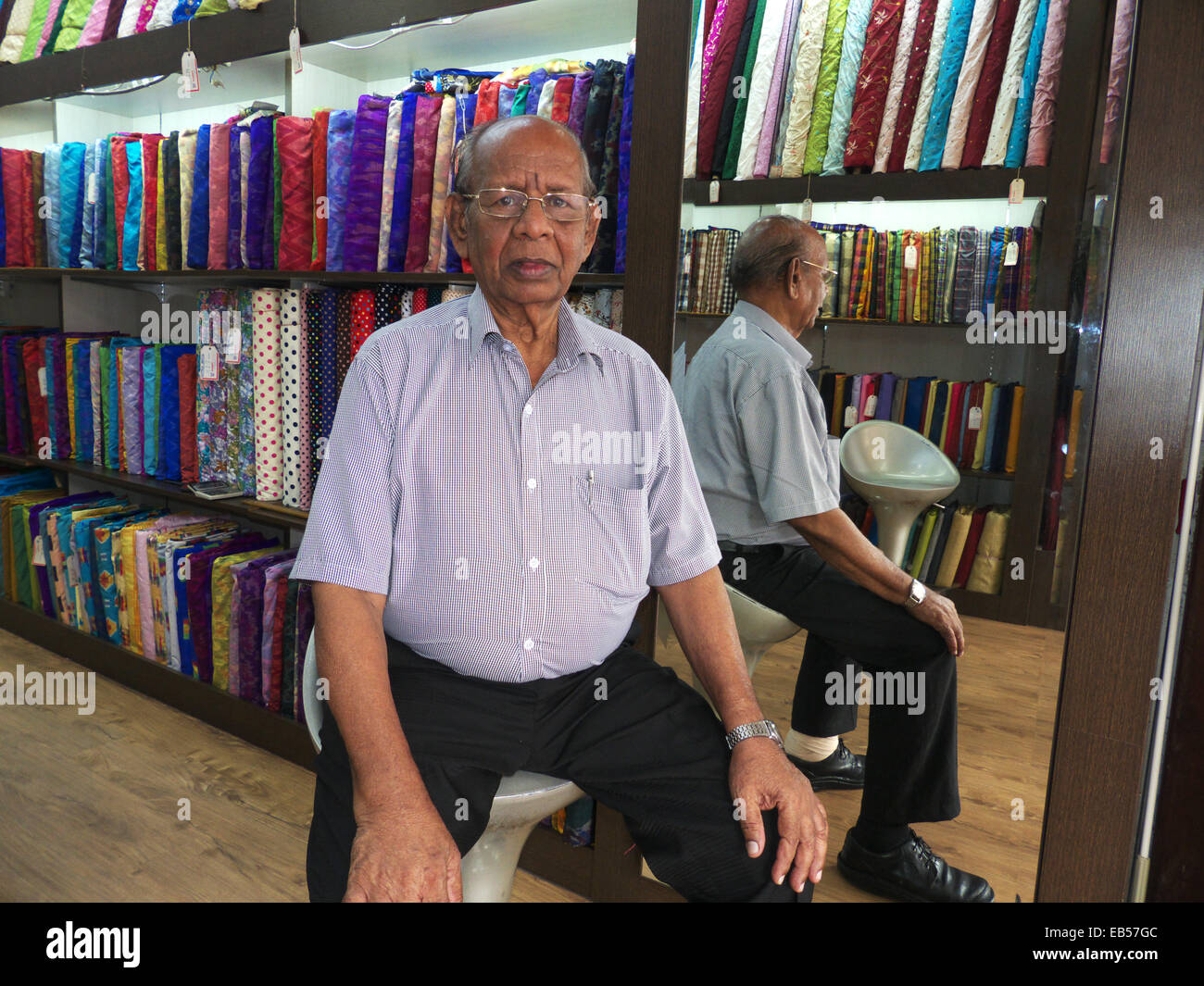 Indian tailor shop hi-res stock photography and images - Alamy