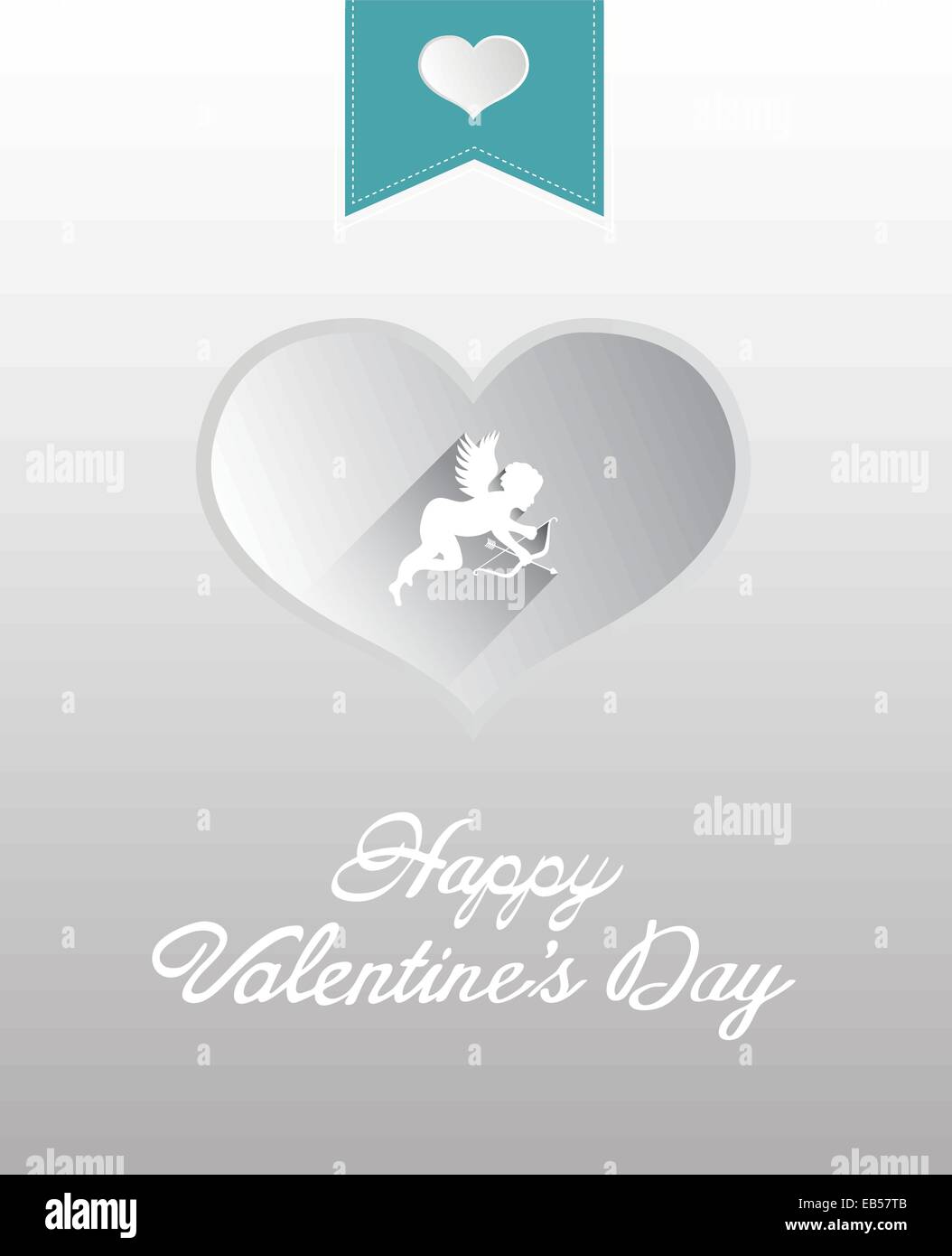 Valentines day cupid silhouette hi-res stock photography and images - Alamy