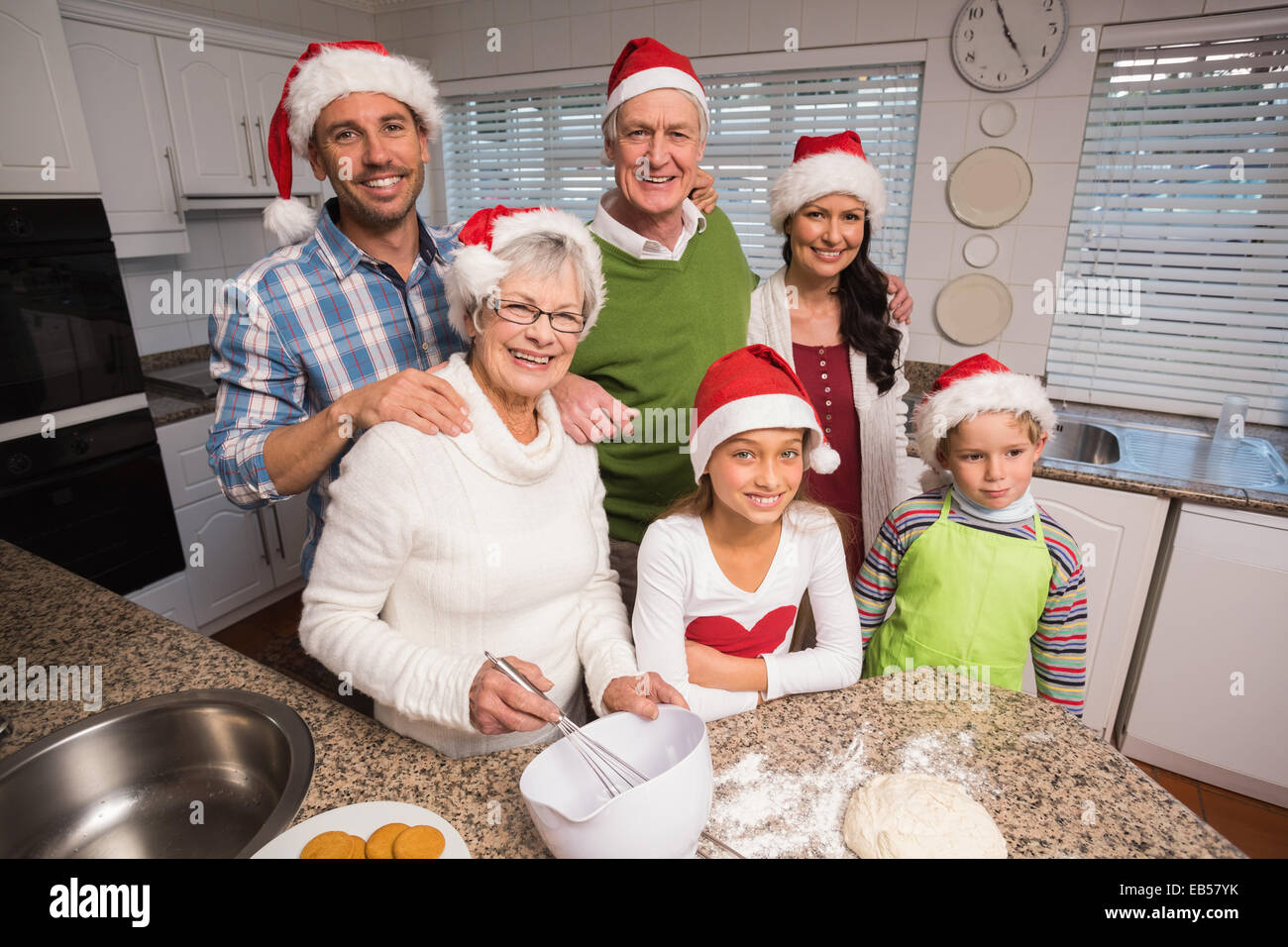 Cheerful mother son together mixing hi-res stock photography and images ...