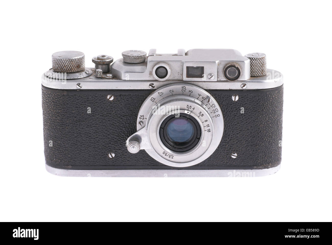 Retro camera isolated on the white background Stock Photo - Alamy