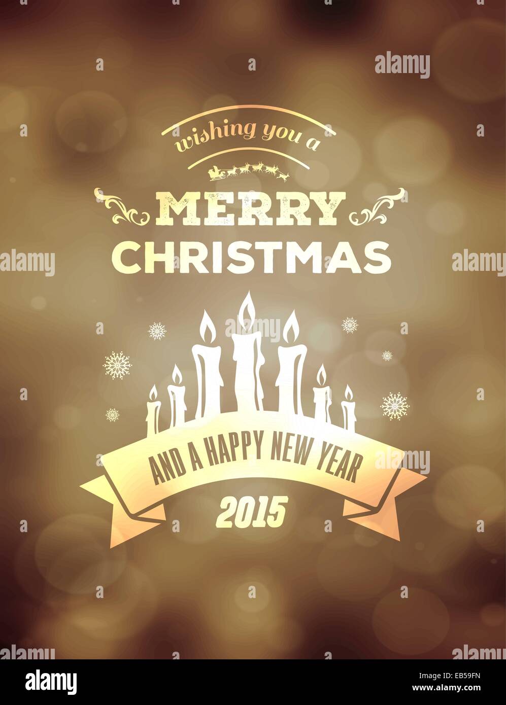 Merry christmas vector against golden background Stock Vector Image ...