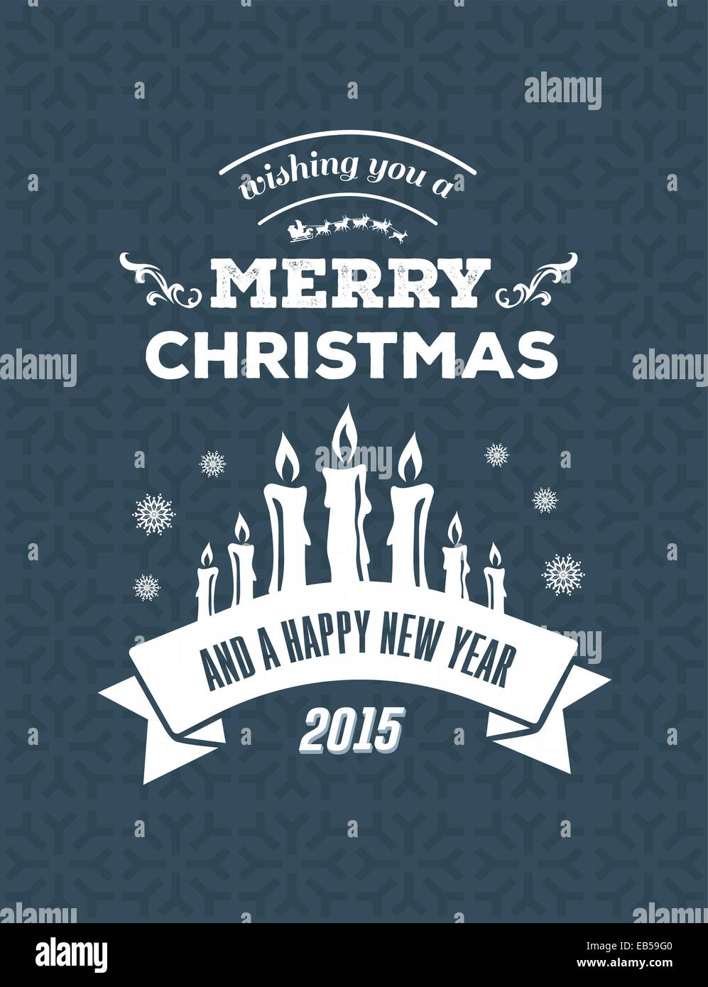 Merry christmas vector against blue background Stock Vector Image & Art ...