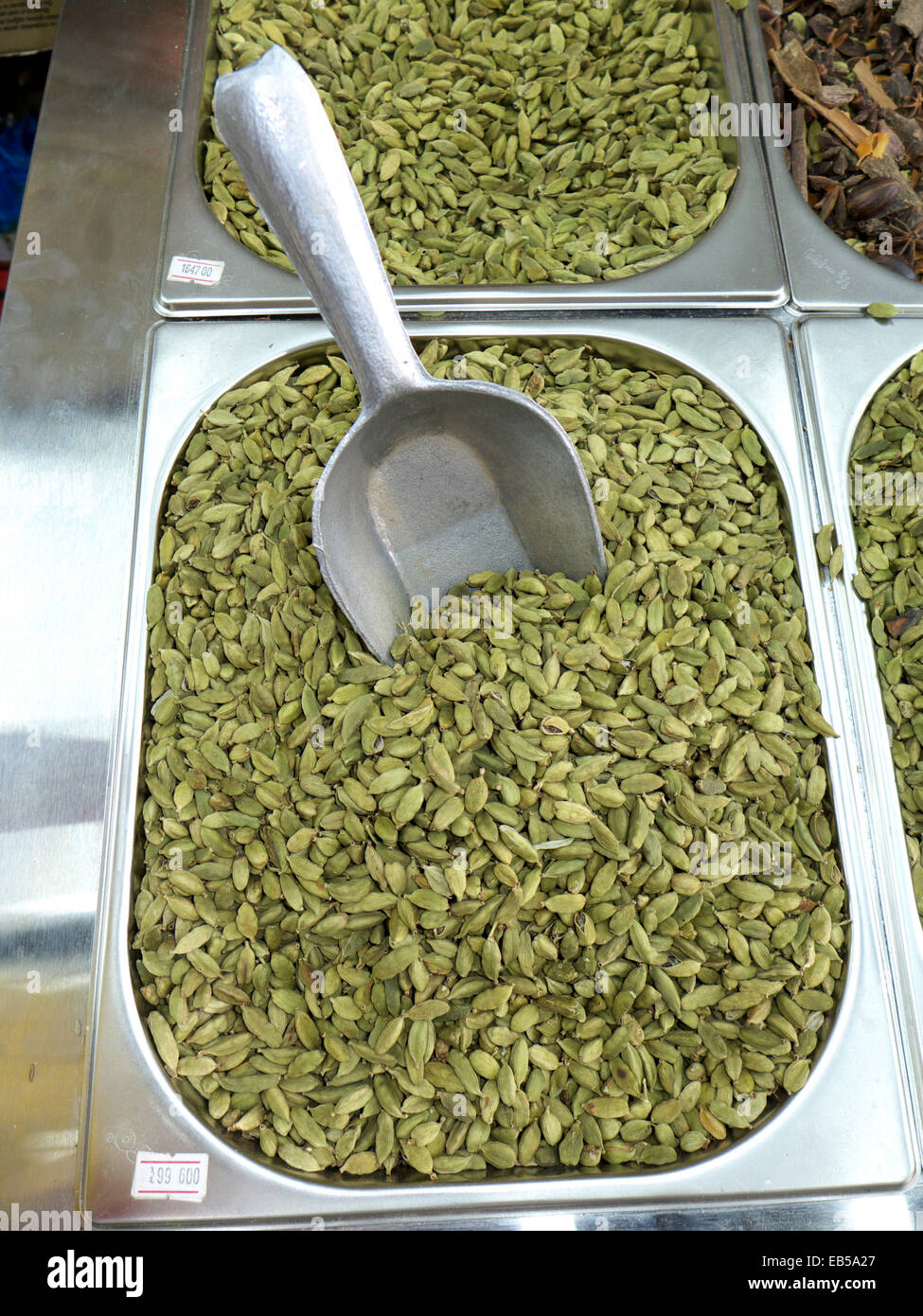 UAE Dubai Deira Old town herbs and nuts sale in supermarket Stock Photo