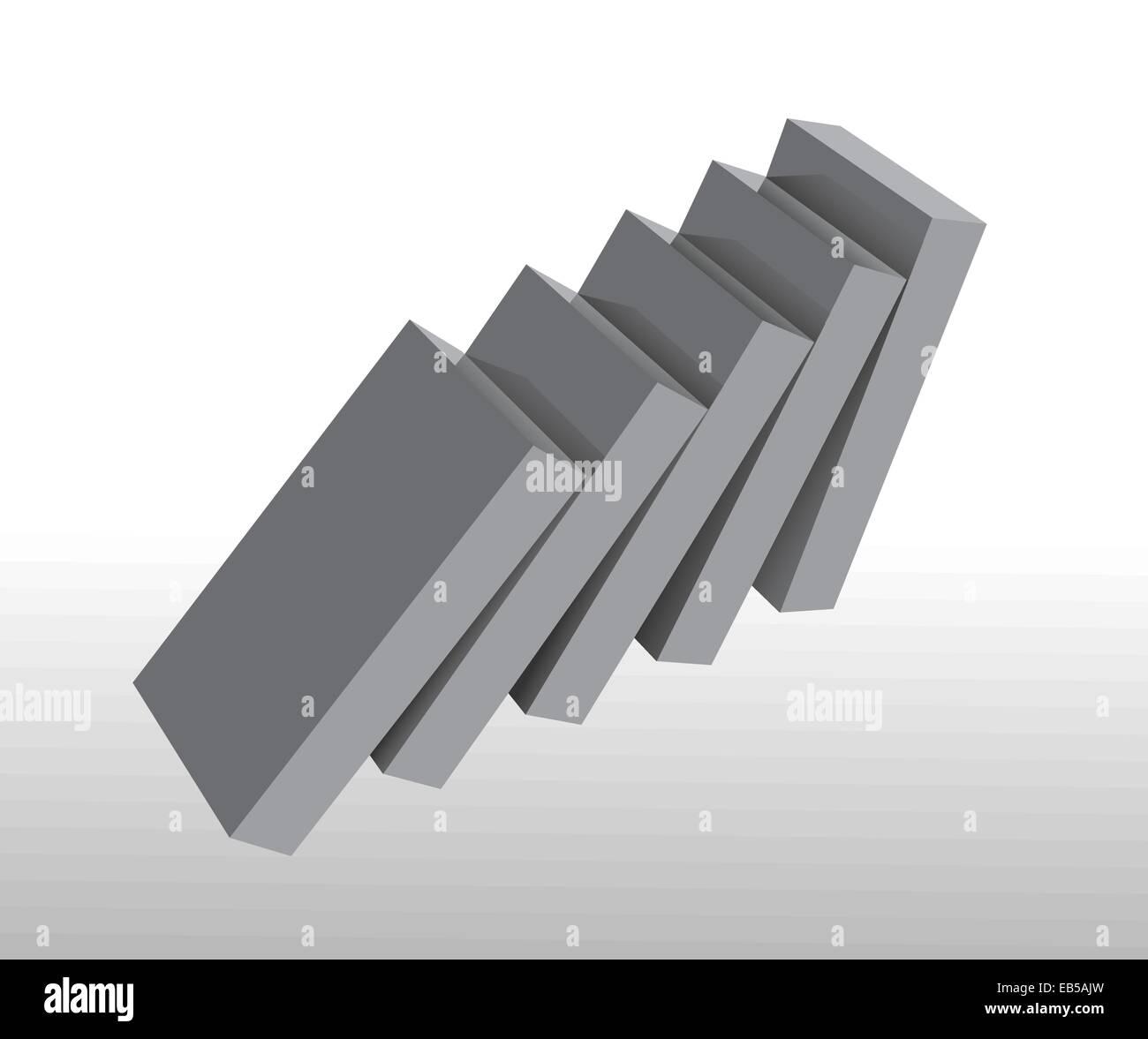 Bar graph chart falling Stock Vector Images - Alamy
