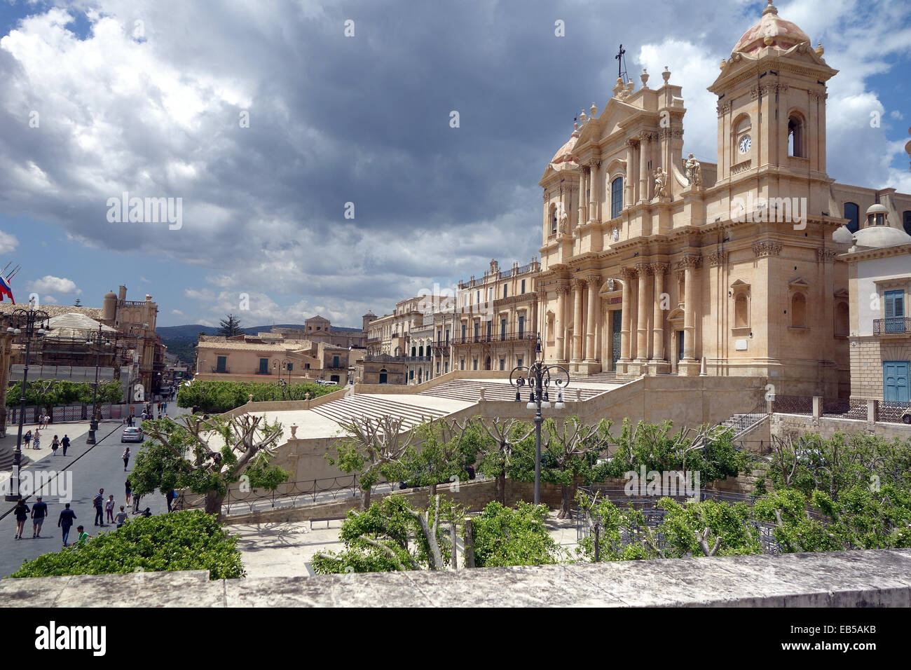 Noto a city Syracuse, Sicily, Italy.World heritage site Stock Photo