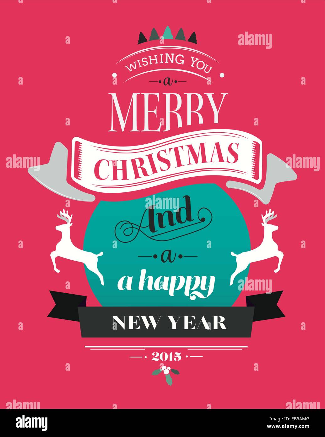 Merry christmas vector with text and icons Stock Vector Image & Art - Alamy