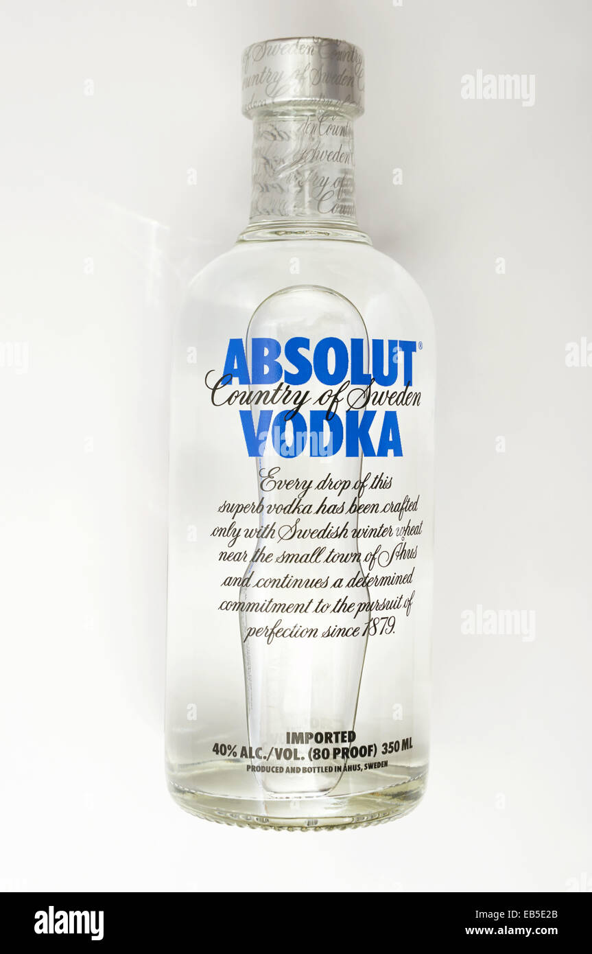Absolut Vodka Stock Photo