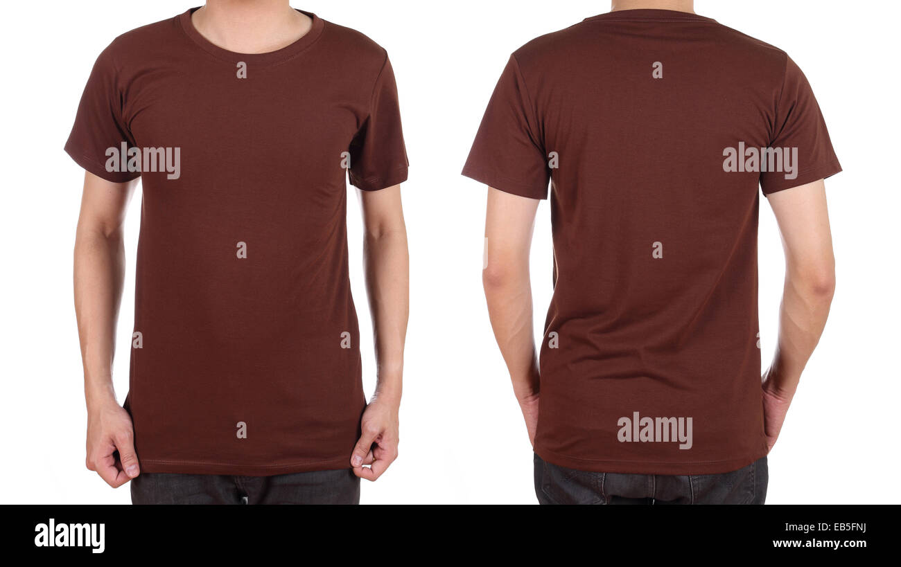 Blank t shirt template front back hi-res stock photography and images ...