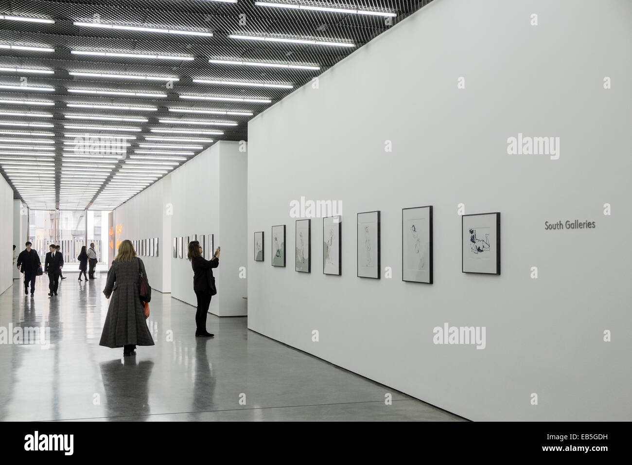 Exhibition of Tracy Emin's work at the White Cube Gallery Bermondsey London Stock Photo