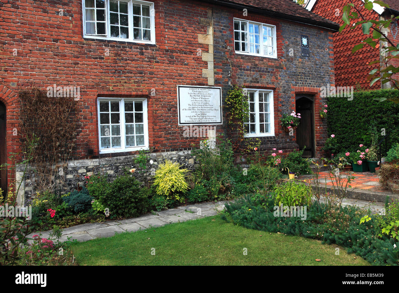 Exterior of the Christs Hospital, Winchester City, Hampshire County