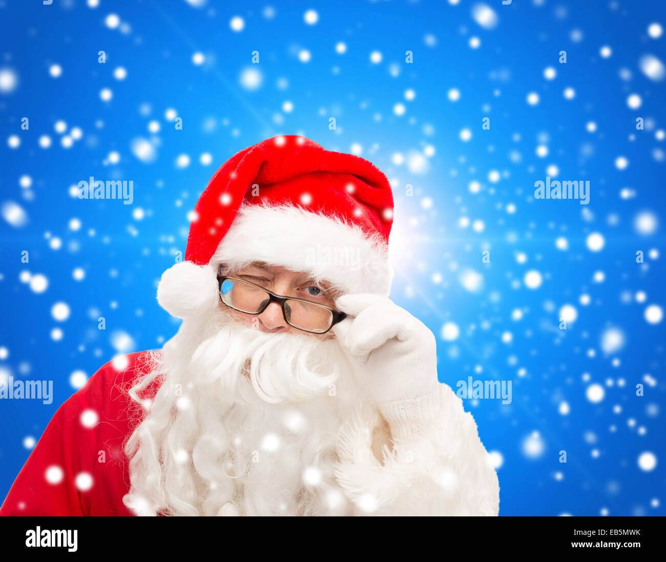Senior male winking hi-res stock photography and images - Alamy
