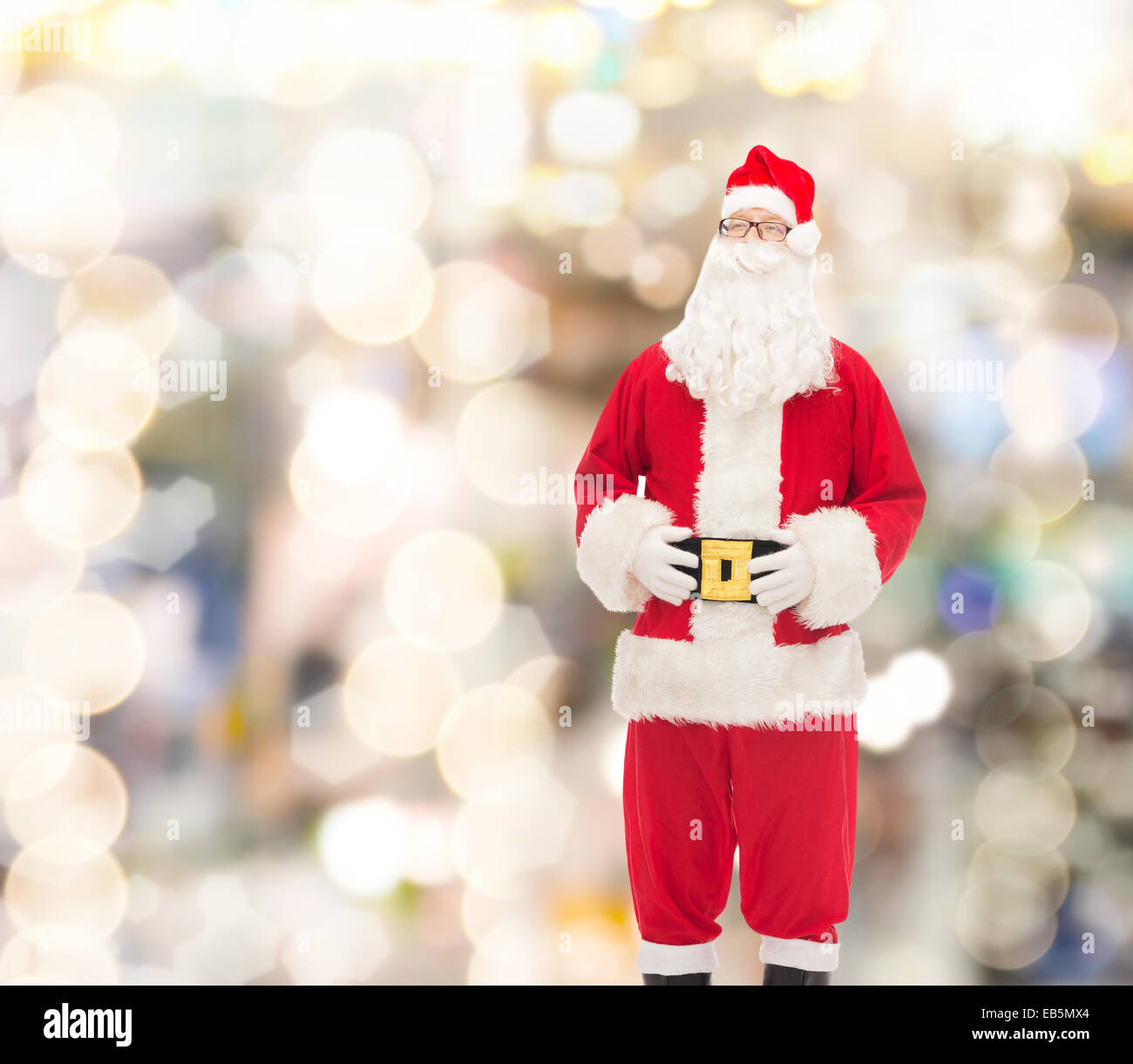 man in costume of santa claus Stock Photo - Alamy