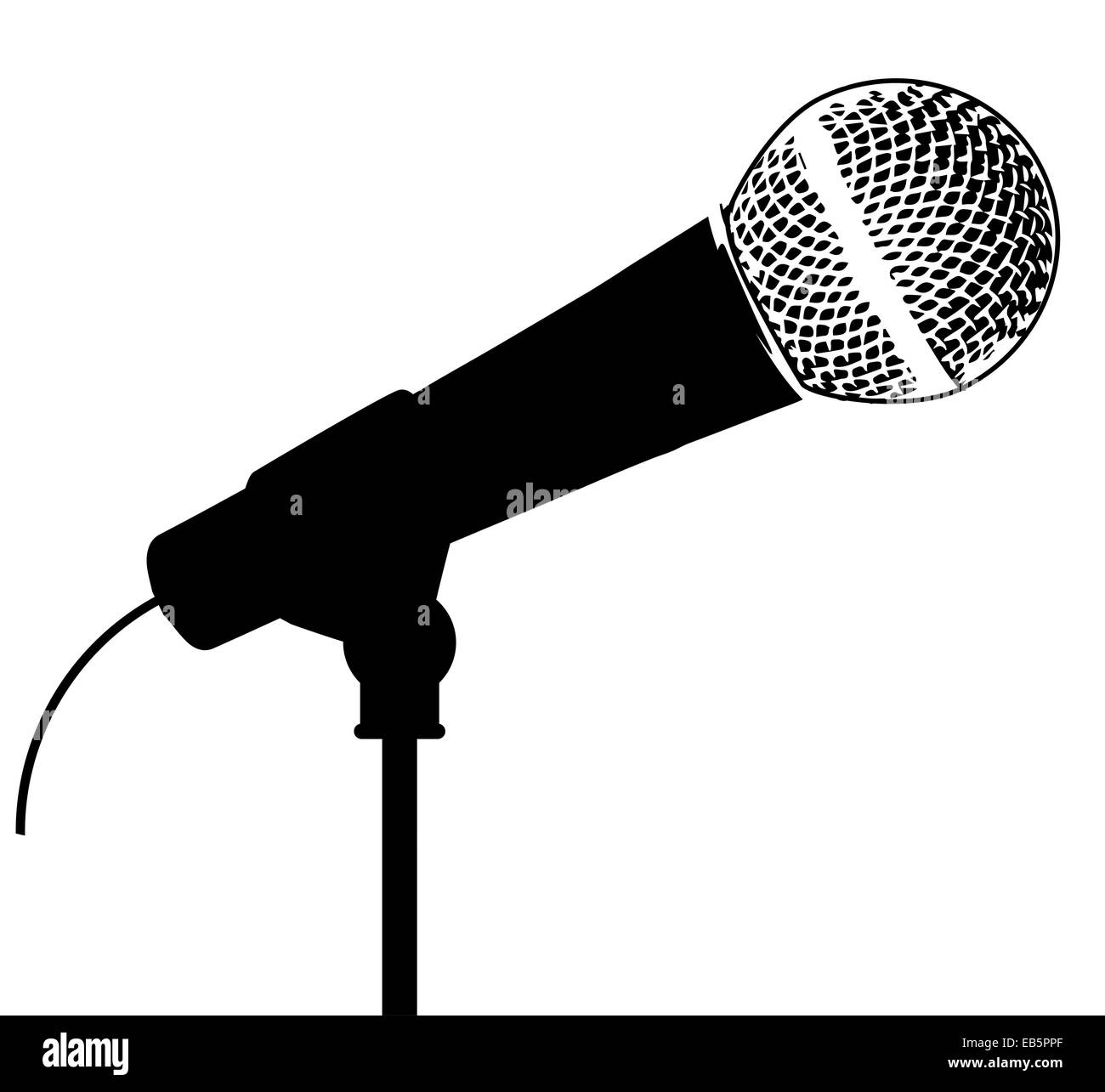 A typical live vocal microphone isolated on white Stock Photo Alamy