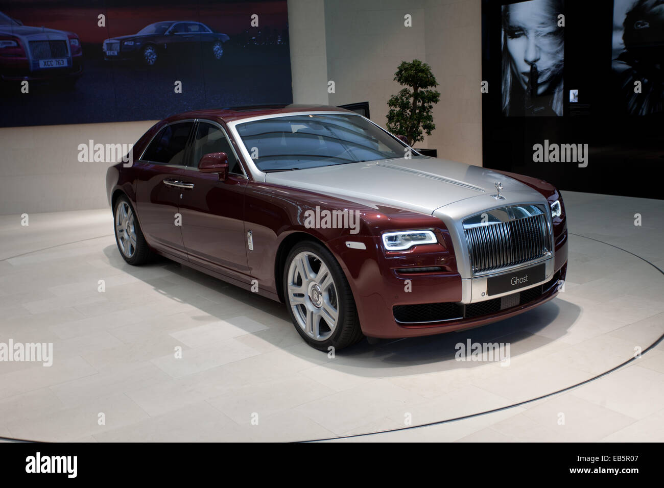 Munich: BMW Museum: Rolls Royce Ghost Stock Photo