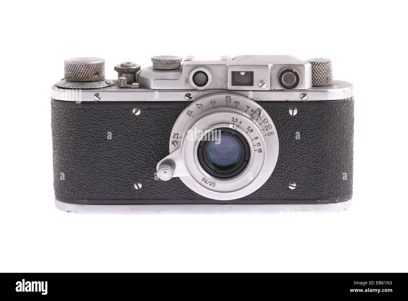 Retro camera isolated on the white background Stock Photo - Alamy