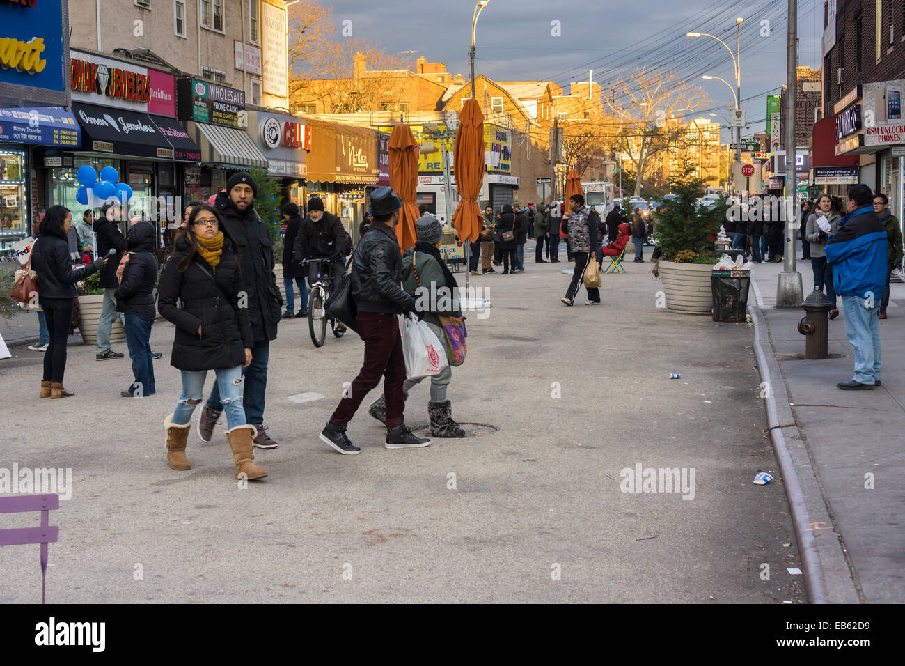 Jackson heights new york diversity hires stock photography and images