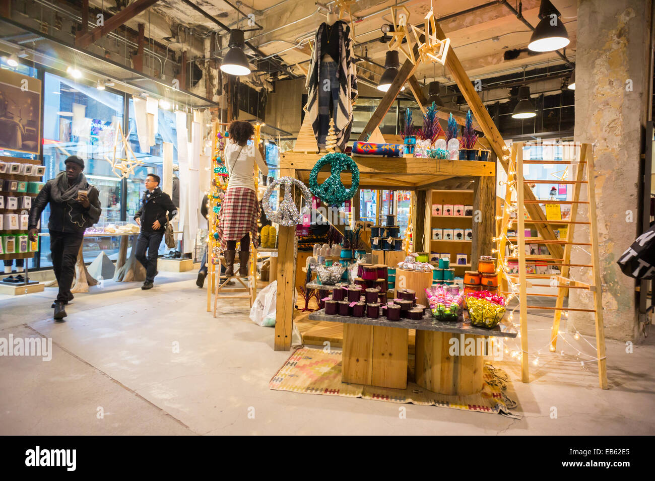 An Urban Outfitters retail store in Herald Square in New York Stock 