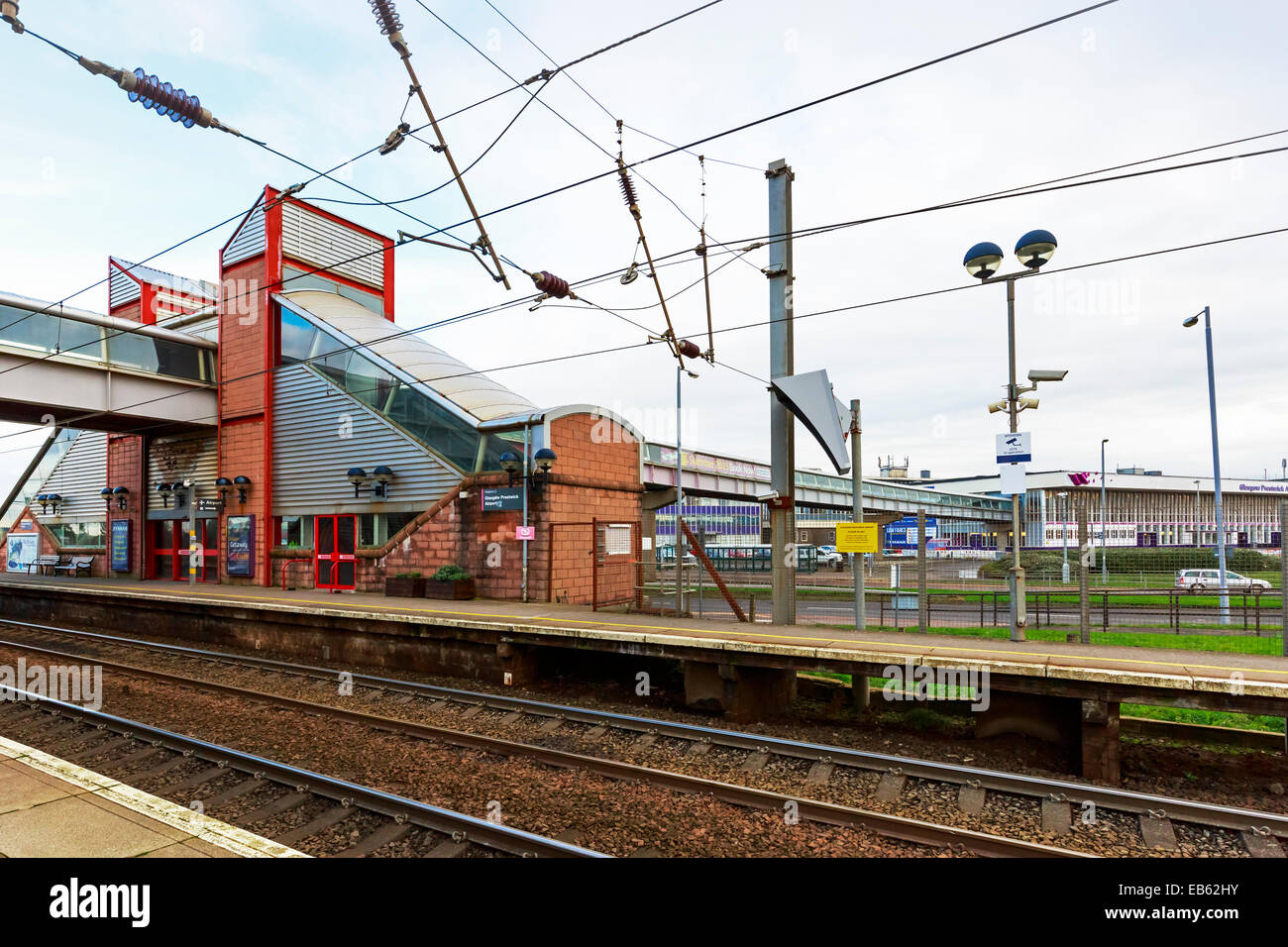 Glasgow prestwick airport station hires stock photography and images
