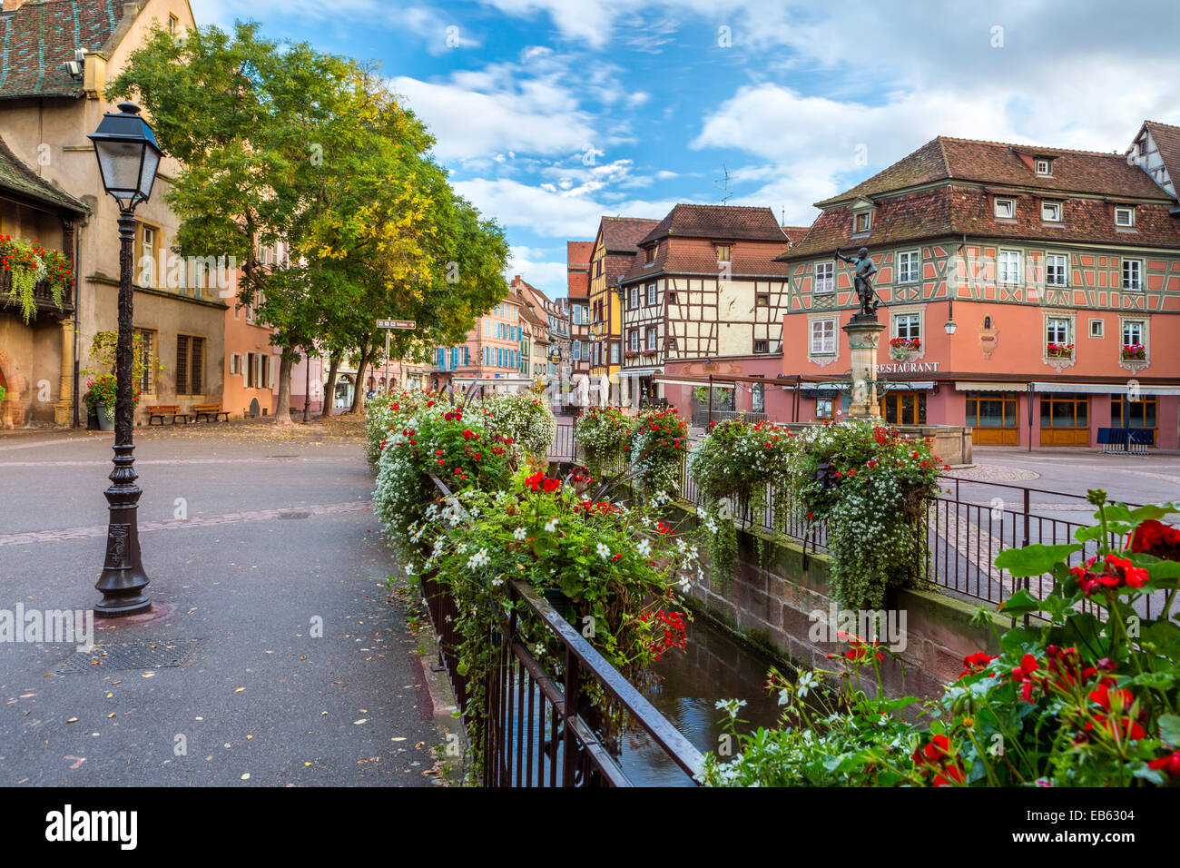 Old town in Colmar, Alsace, France, Europe. Stock Photo