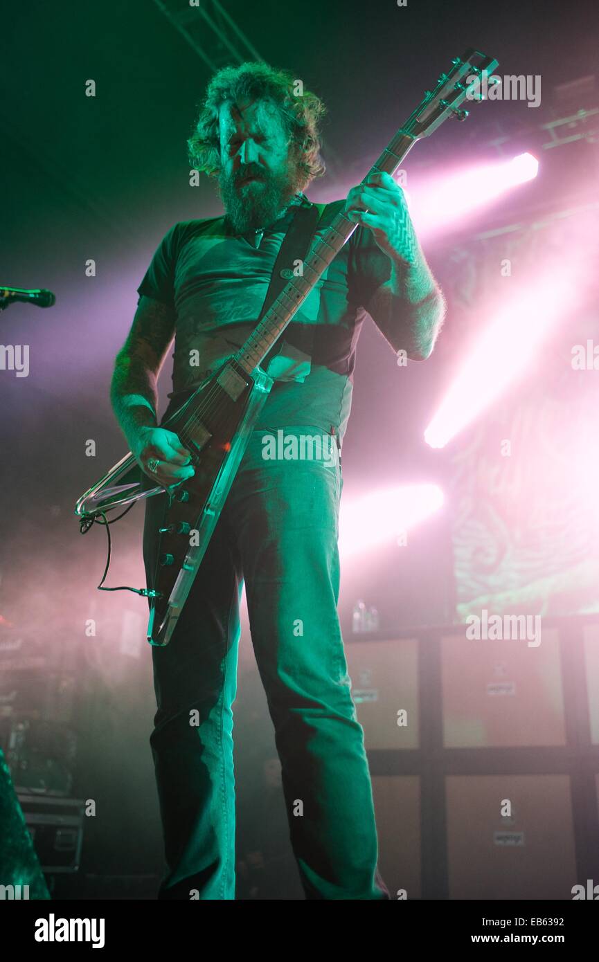 Glasgow, Scotland, UK. 26th Nov, 2014. US Metal band Mastodon perform at Glasgow O2 Academy on 26th November 2014 Credit:  John Graham / Bassline Images/Alamy Live News Stock Photo