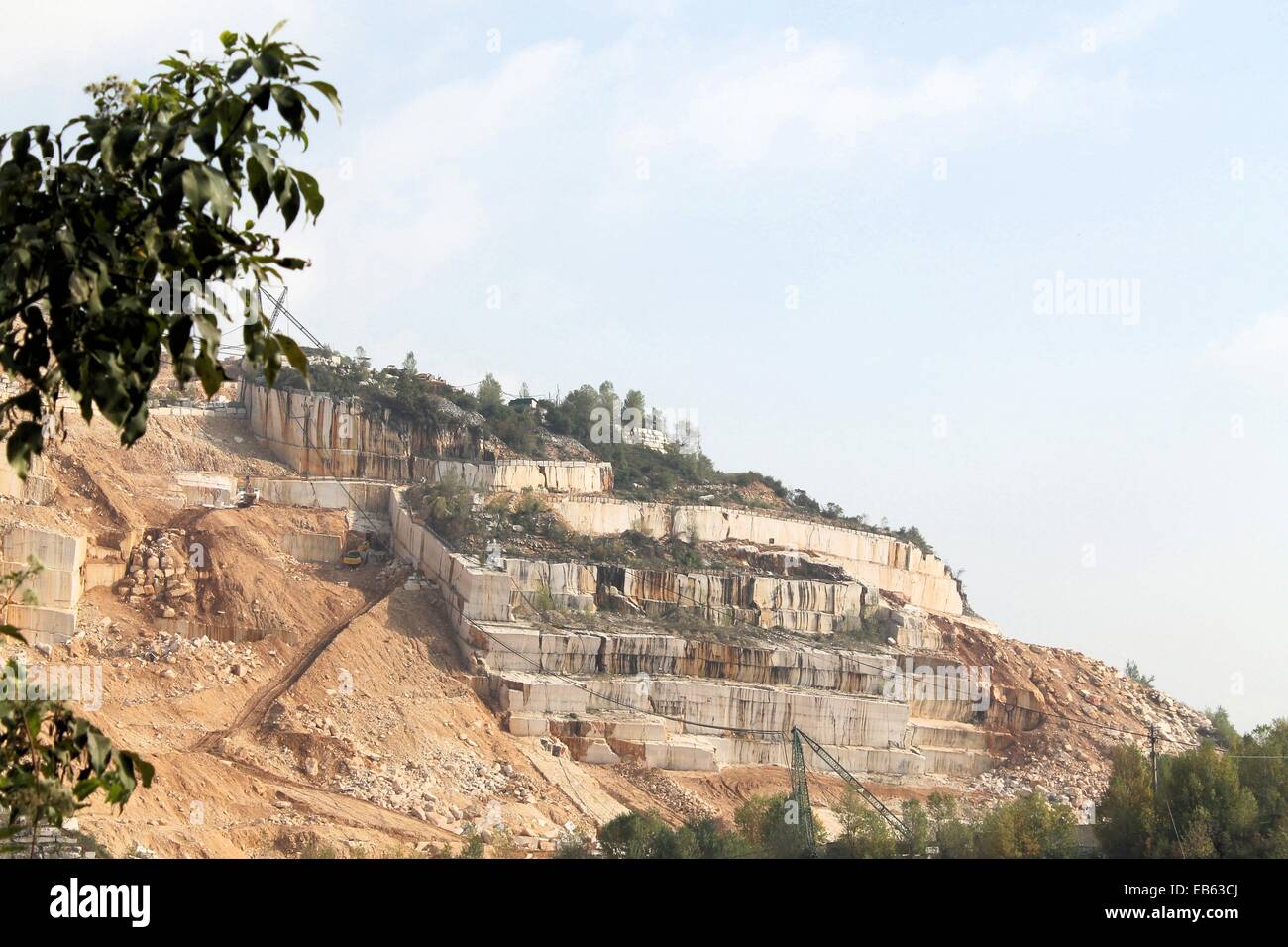 marble quarries in northern Italy Stock Photo