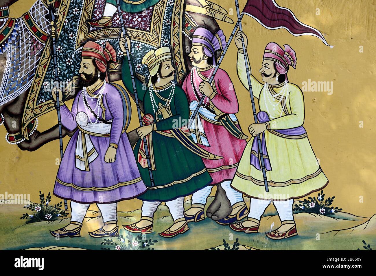 Rajasthani wall painting India Stock Photo - Alamy Rajasthani wall painting India Stock Photo - Alamy